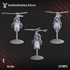 Image of the set of 3x Gorgworks Copters - by Seaside Crow