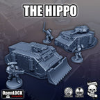 Image of the set of The Hippo - Light APC / Gun Tank - by Seaside Crow