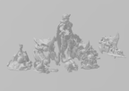 Image of the set of Basing - Skulls and Bones - by Seaside Crow