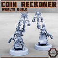 Image of the set of Wealth Guild - Coin Reckoner - by Seaside Crow