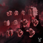 Image of the set of Crimson Wings - Heavy Walker (Three Options) - by Seaside Crow
