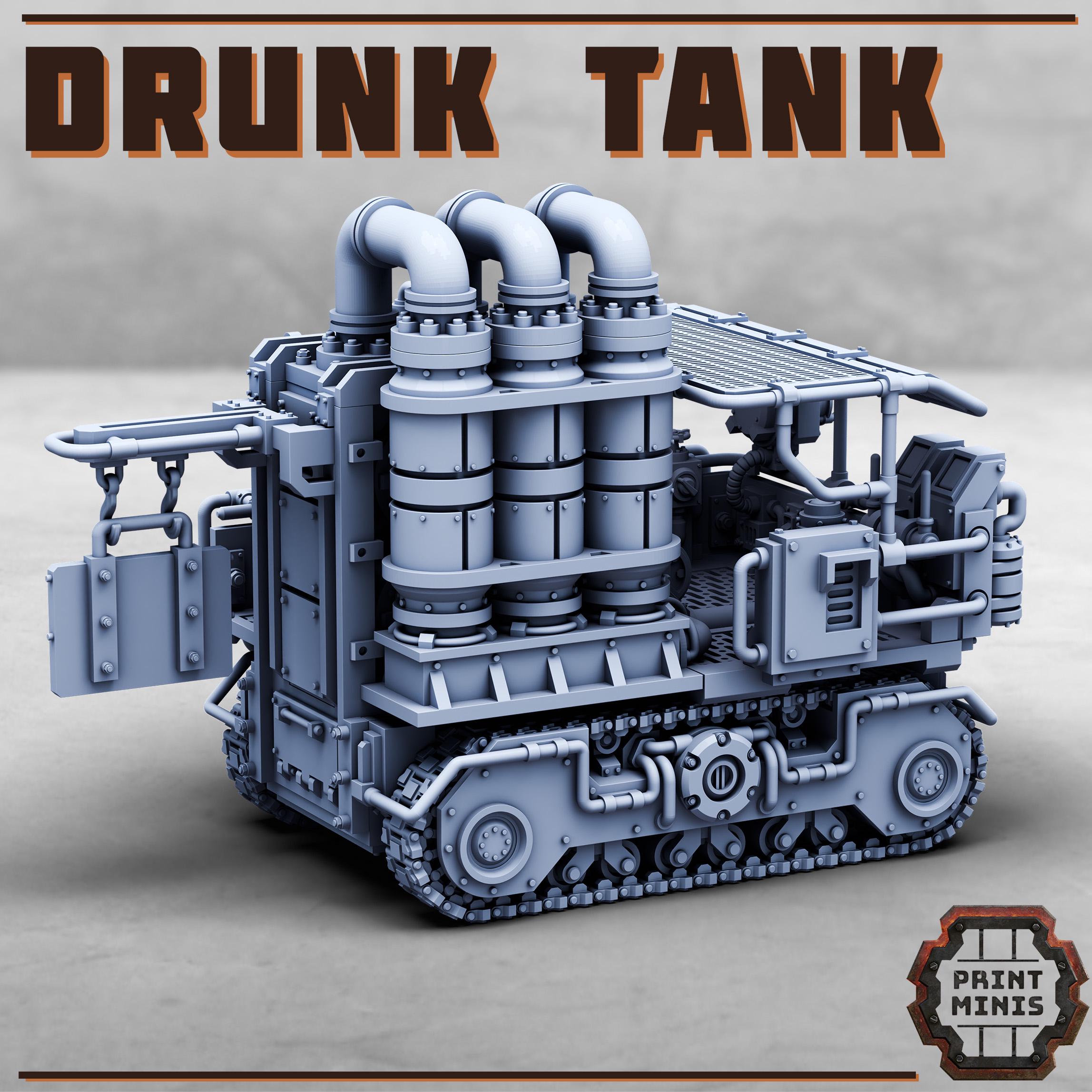 Image of the set of Stack City - Drunk Tank - by Seaside Crow