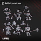 Image of the set of Head Crackaz Mob - by Seaside Crow