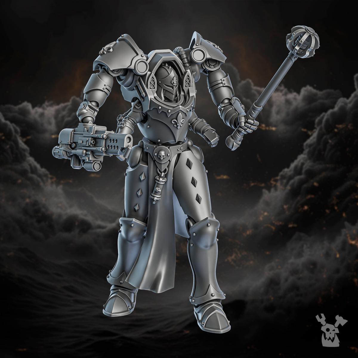 Image of the set of Battle Sisters - 3x Repentant Exo-Suits - by Seaside Crow