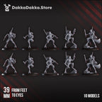 Image of the set of Machine Cult - 5x Persecutor Contrakeens (Pre-Assembled) - by Seaside Crow