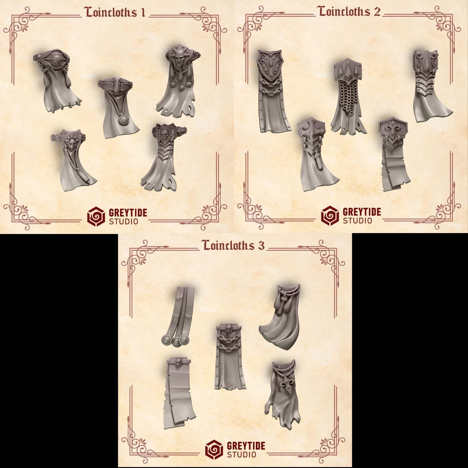 Crimson Lords - Loincloth Decor Sets
