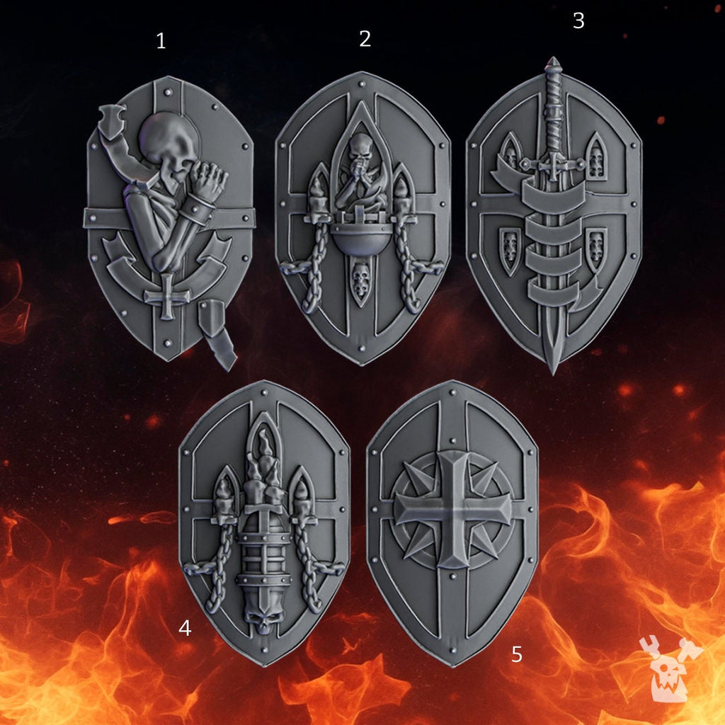 Aeternum Crusaders - 5x Shields