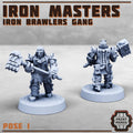 Image of the set of Iron Brawlers - 2x Iron Masters - by Seaside Crow