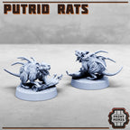 Image of the set of Stack City - x5 Putrid Rats - by Seaside Crow