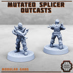 Image of the set of Stack City - 8x Mutated Splicer Outcasts - by Seaside Crow