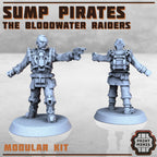 Image of the set of Sump Pirates - 9x Sump Gangers - by Seaside Crow