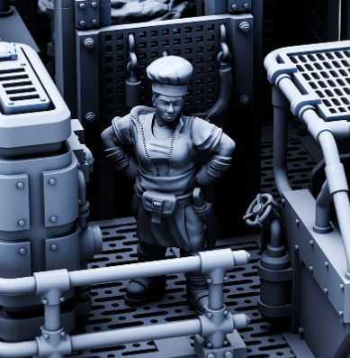 Image of the set of Stack City - Charred Rat Griller (2 versions) - by Seaside Crow
