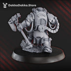 Image of the set of Gorgwork Comander In Heavy Armor - by Seaside Crow