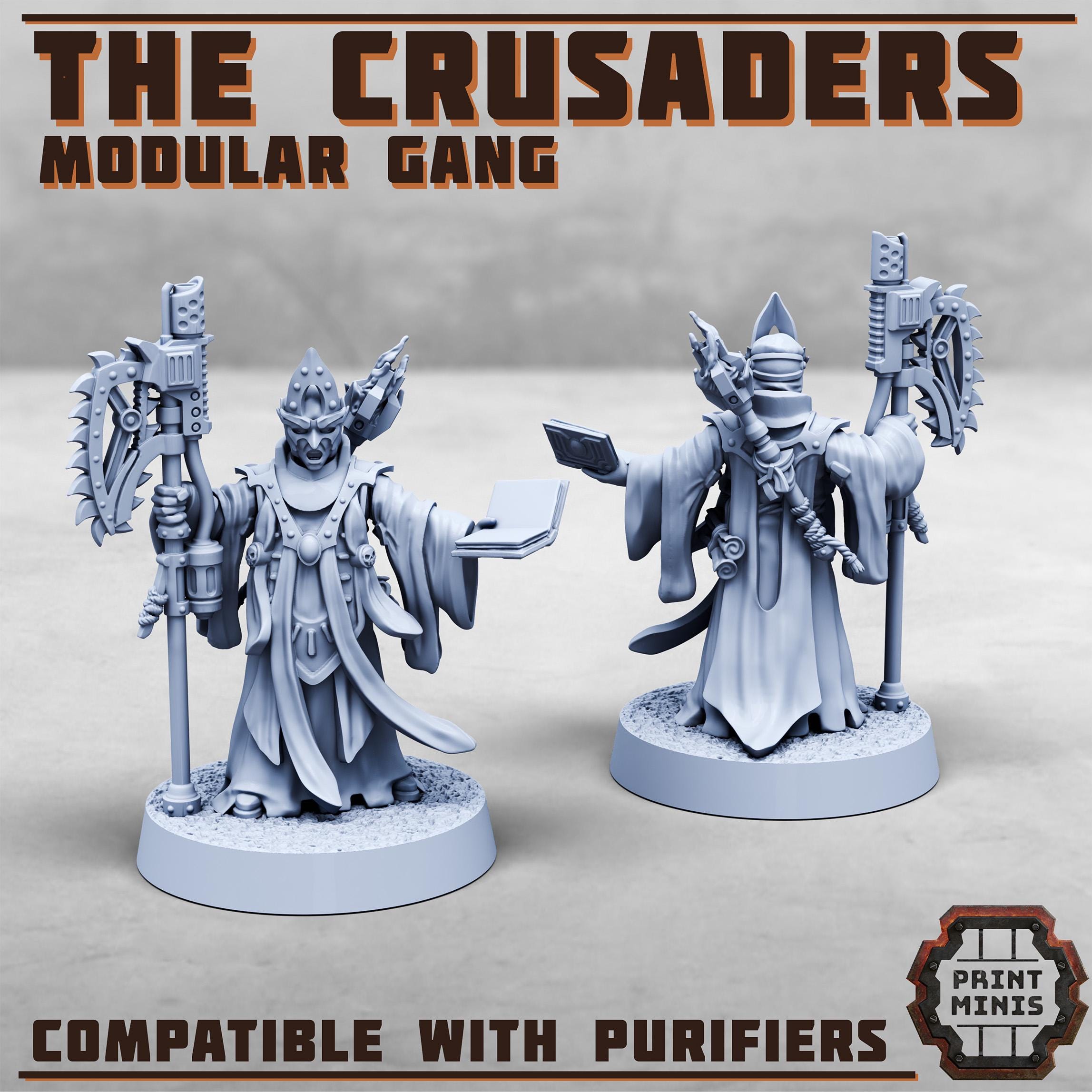 Image of the set of Purifiers  - x6 Crusaders - by Seaside Crow