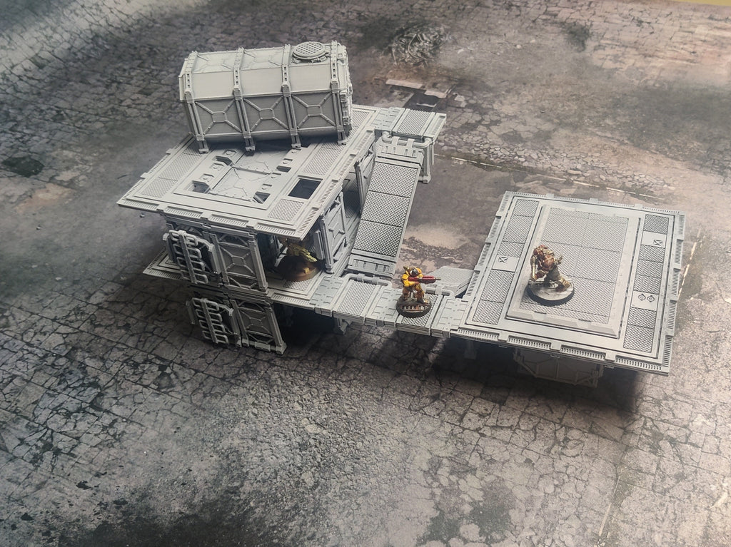 Image of the set of Stack City - Platforms Terrain Set - by Seaside Crow