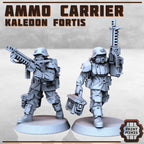 Image of the set of Kaledon Fortis - 2x Ammo Carriers - by Seaside Crow