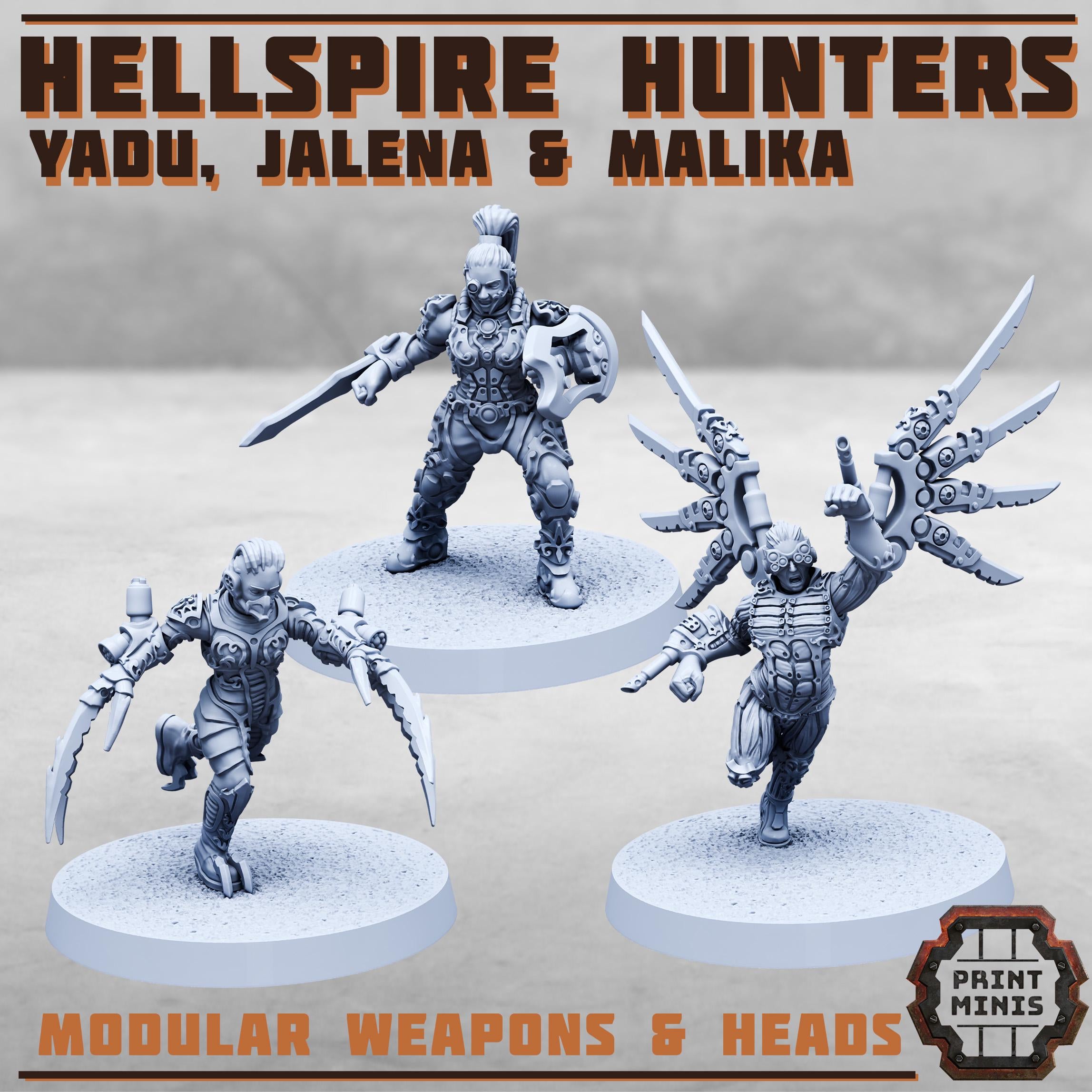 Image of the set of Stack City - Hell Spire Hunters - by Seaside Crow