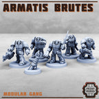 Image of the set of Armatis Marines  - x5 Armatis Destroyer Brutes (+Node) - by Seaside Crow
