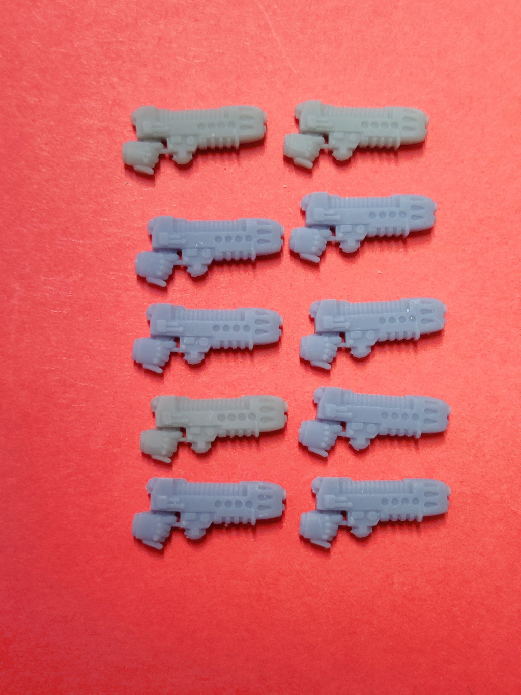 Image of the set of Heresy Bits - 5x Plasma Guns - by Seaside Crow