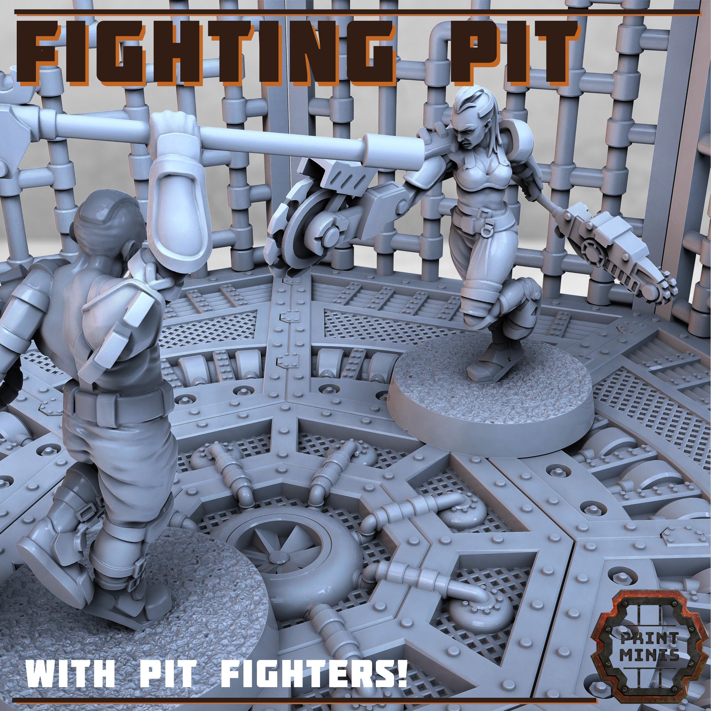 Image of the set of Stack City - Fighting Pit - by Seaside Crow
