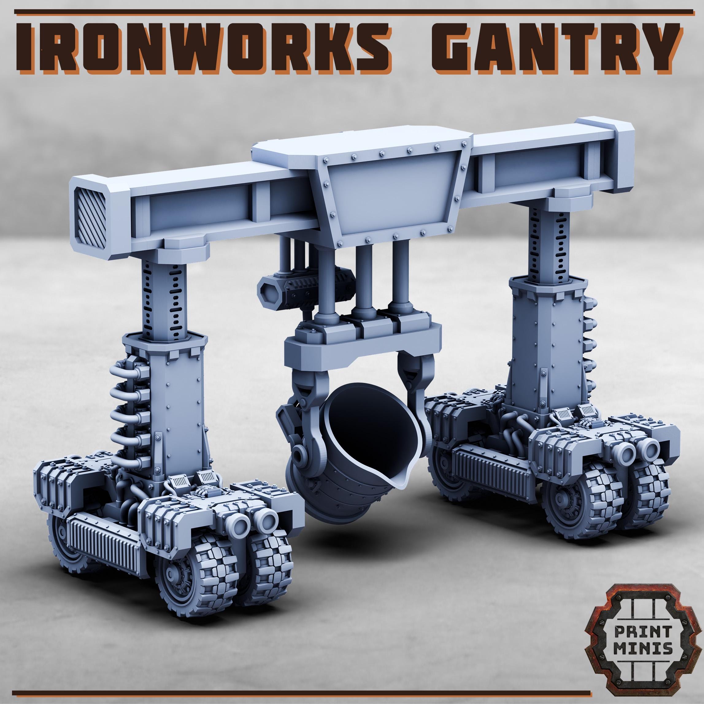 Image of the set of Stack City - Ironworks Gantry - by Seaside Crow