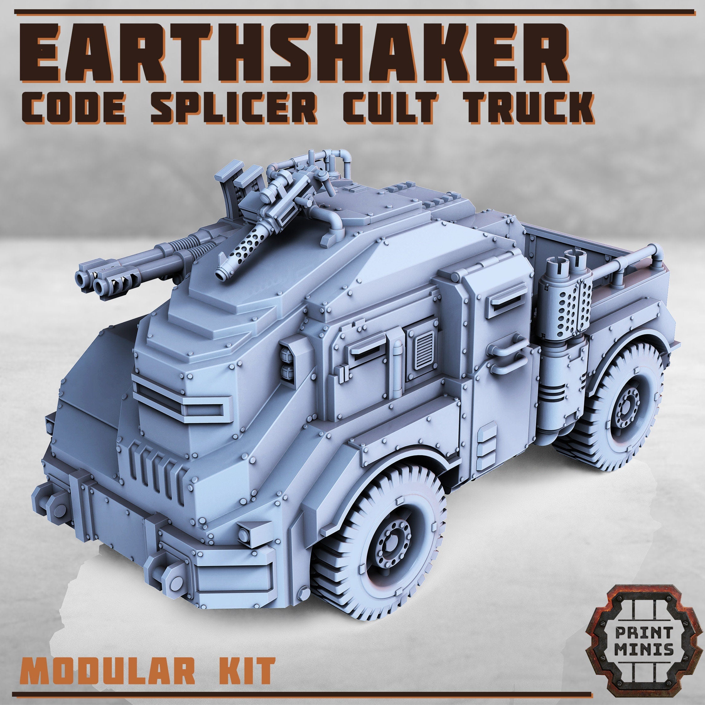 Image of the set of Code Splicer Cult - Earthshaker Truck - by Seaside Crow
