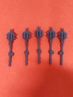 Image of the set of Grimdark Bits - 5x Cataphractii Power Hammers - by Seaside Crow