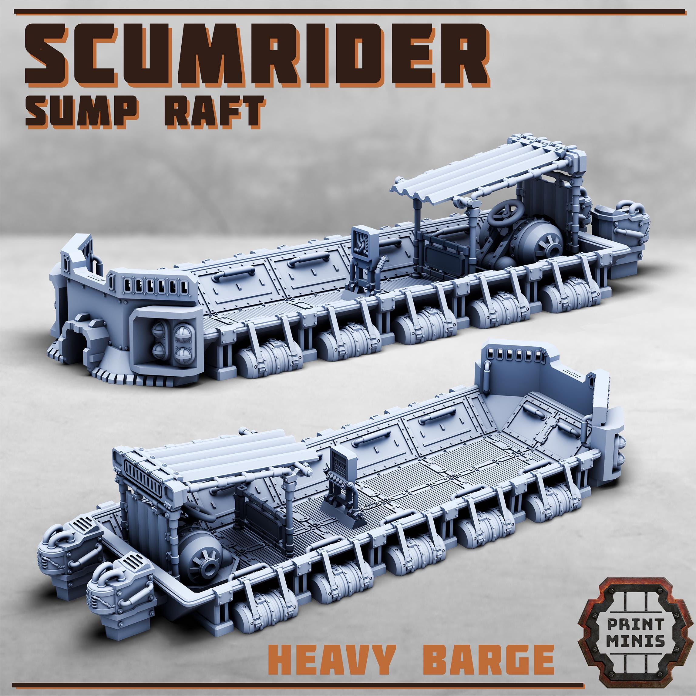 Image of the set of Stack City - Scumrider Sump Raft - by Seaside Crow