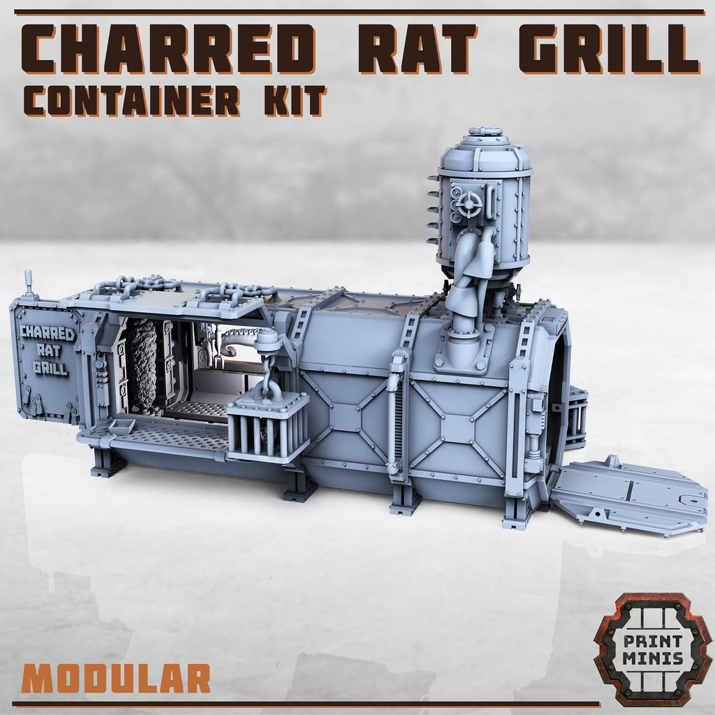 Image of the set of Stack City - Charred Rat Grill - by Seaside Crow