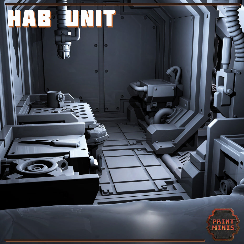 Image of the set of Stack City - Habitation Unit - by Seaside Crow