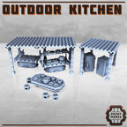 Image of the set of Stack City - Outdoor Kitchen - by Seaside Crow