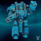 Image of the set of Scylla Legion - Scylla Stormwave Dreadnought - by Seaside Crow
