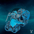 Image of the set of Scylla Legion - Scylla Psyker On Bike - by Seaside Crow