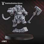 Image of the set of Gorgwork Comander In Heavy Armor - by Seaside Crow