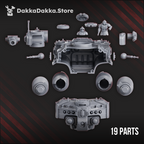 Image of the set of Machine Cult - Hovercraft Tank D-10 - by Seaside Crow