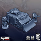 Image of the set of The Hippo - Light APC / Gun Tank - by Seaside Crow