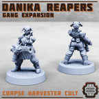 Image of the set of Corpse Reapers - 10x Cult Ganger Expansion 1 - by Seaside Crow