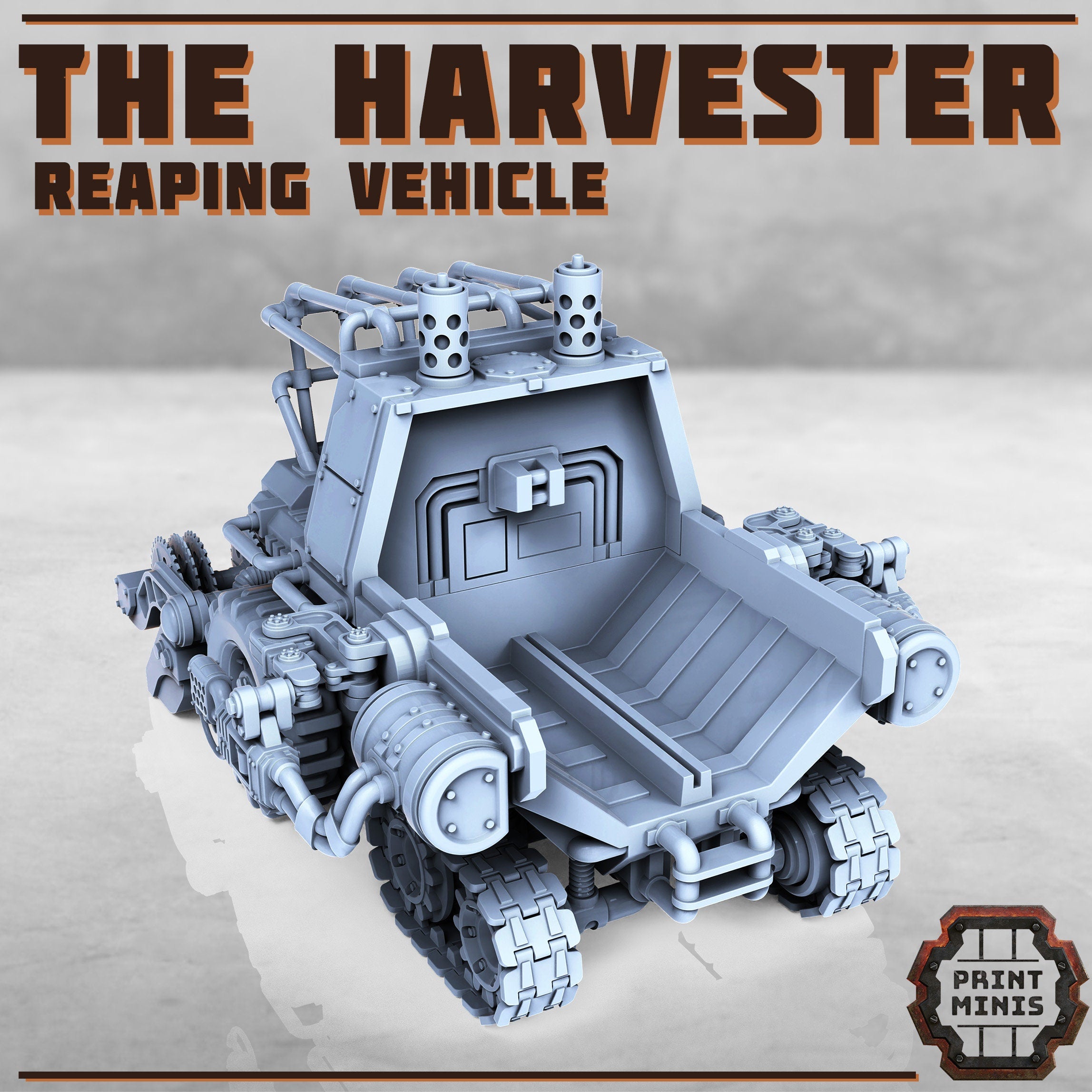Image of the set of Stack City - Harvester Truck - by Seaside Crow