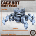 Image of the set of Stack City - The Cagebot Walking Prison - by Seaside Crow