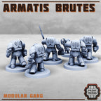 Image of the set of Armatis Marines  - x5 Armatis Destroyer Brutes (+Node) - by Seaside Crow
