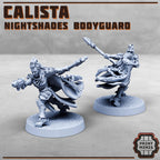 Image of the set of Bitter Nightshades - Bodyguard (& Psychic Fiend) - by Seaside Crow