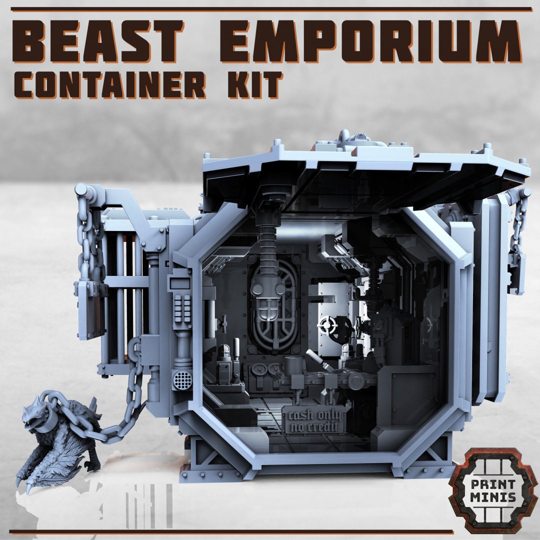 Image of the set of Stack City - Beast Emporium - by Seaside Crow