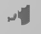 Image of the set of Heresy Bits - 5x Boarding Shields - by Seaside Crow