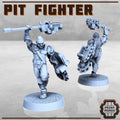 Image of the set of Stack City - Pit Fighter (Male) - by Seaside Crow