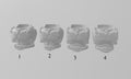Image of the set of Heresy Bits - 5x Kataskopos Mk 5 Torsos - by Seaside Crow