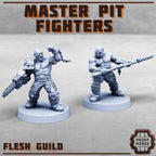 Image of the set of Flesh Guild - 2x Master Pit Fighters - by Seaside Crow