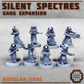 Image of the set of Silent Spectres - 8x Gang Expansion 1 - by Seaside Crow