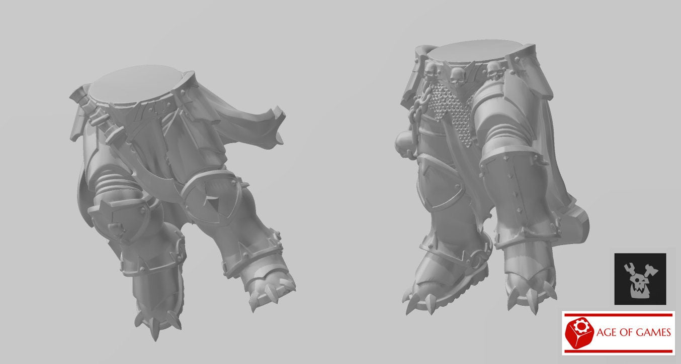 Image of the set of Indivisible Legion - 5x Jump Assault Legs - by Seaside Crow