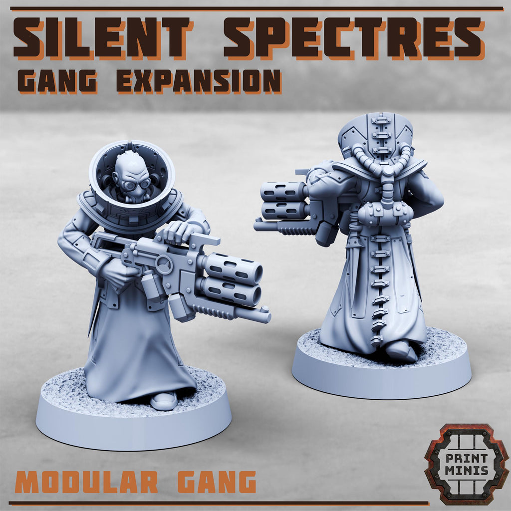 Image of the set of Silent Spectres - 8x Gang Expansion 1 - by Seaside Crow
