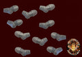 Image of the set of Heresy Bits - 5x Pairs of Mk6 Arms (One-Handed Weapons) - by Seaside Crow
